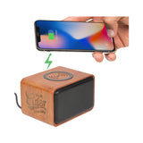 Wood Bluetooth Speaker With Wireless Charging Pad (Q612322)
