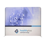 10 Ft. W x 90 In. H Recycled EuroFit Straight Wall Kit  Imprinted with Logo (Q612432)