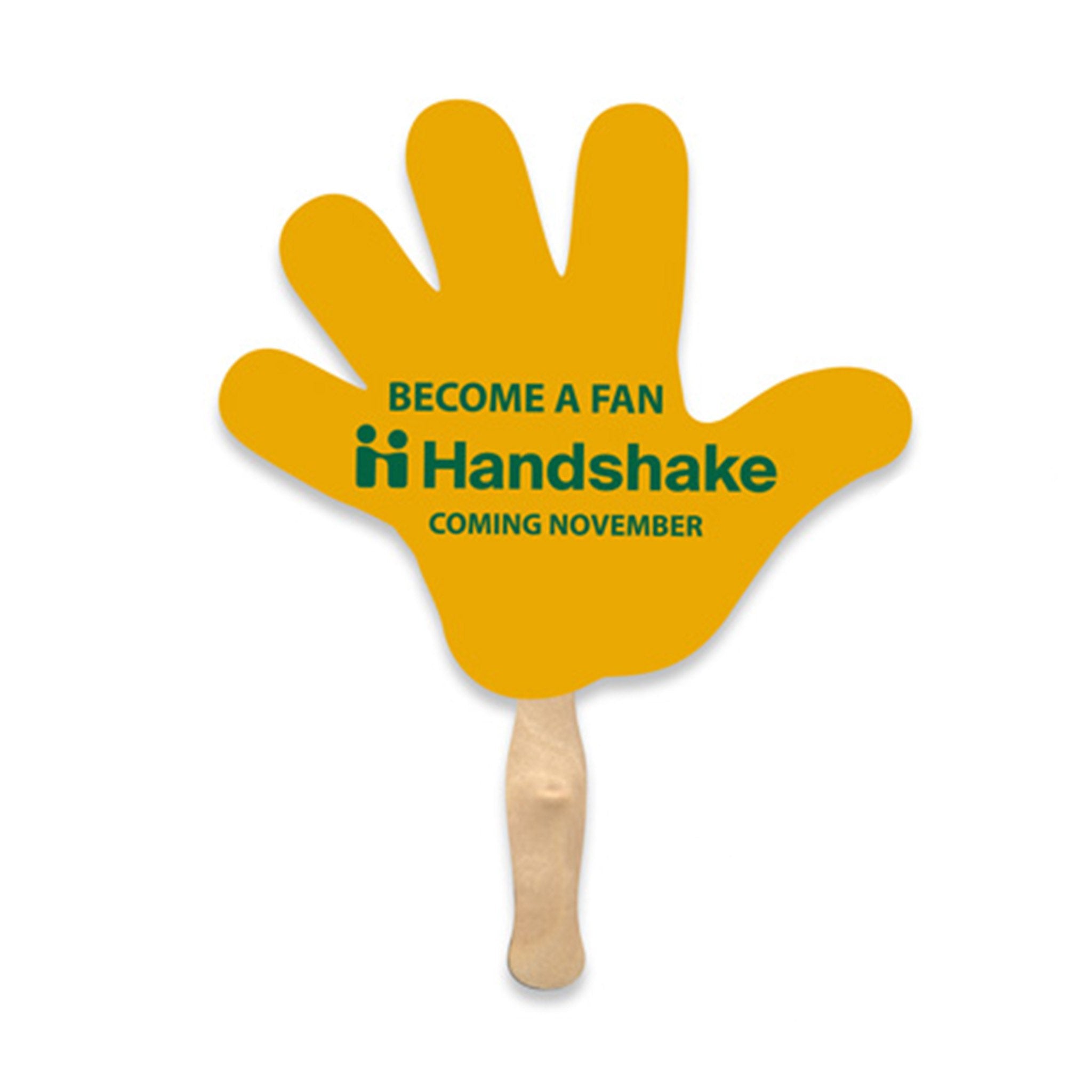 Lightweight Hand Shape Hand Fans  Imprinted with Logo (Q613632)