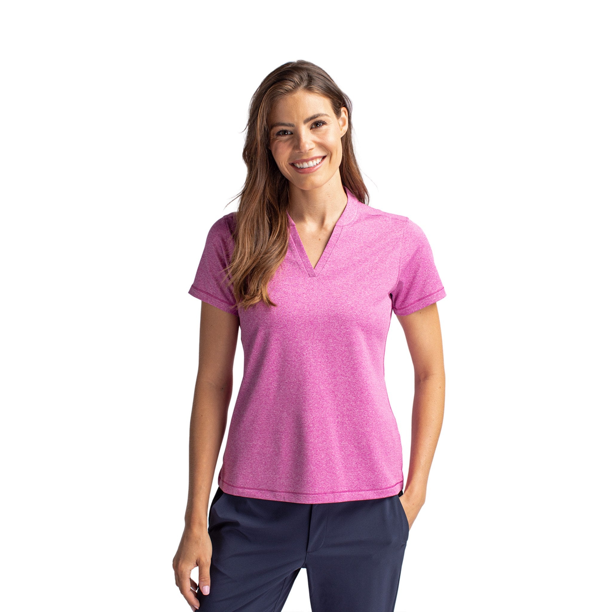 Cutter & Buck Forge Eco Stretch Womens Blade Top  Imprinted with Logo (Q614332)