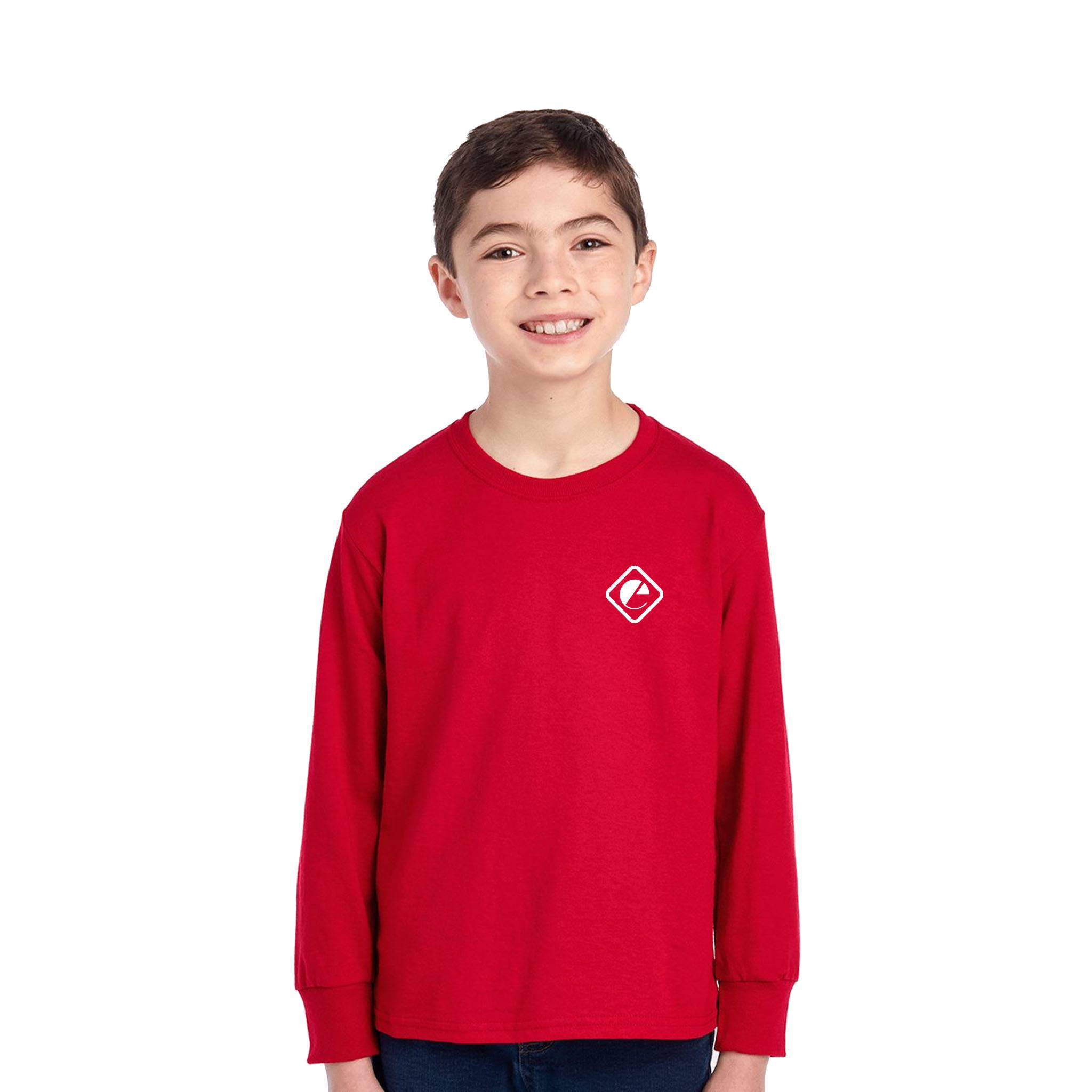 Jerzees Youth 5.6 oz.  50/50 Heavyweight Blend™ Long-Sleeve T-Shirt  Imprinted with Logo (Q614576)