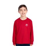 Jerzees Youth 5.6 oz.  50/50 Heavyweight Blend™ Long-Sleeve T-Shirt  Imprinted with Logo (Q614576)