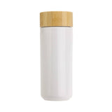 10 Oz. Milan Ceramic Tumbler With Bamboo Lid (Q618622)