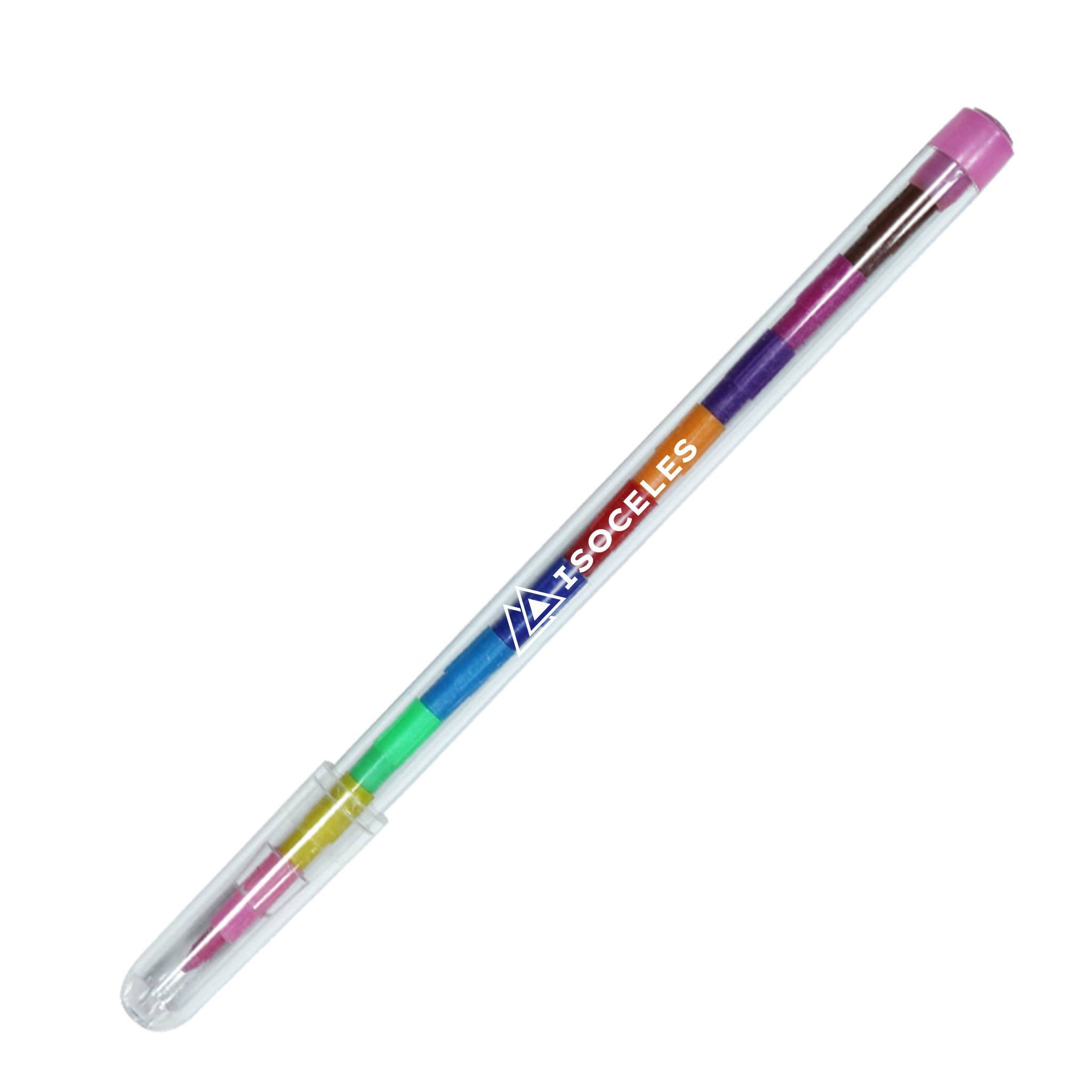 Stackable Colored Pencils  Imprinted with Logo (Q620911)