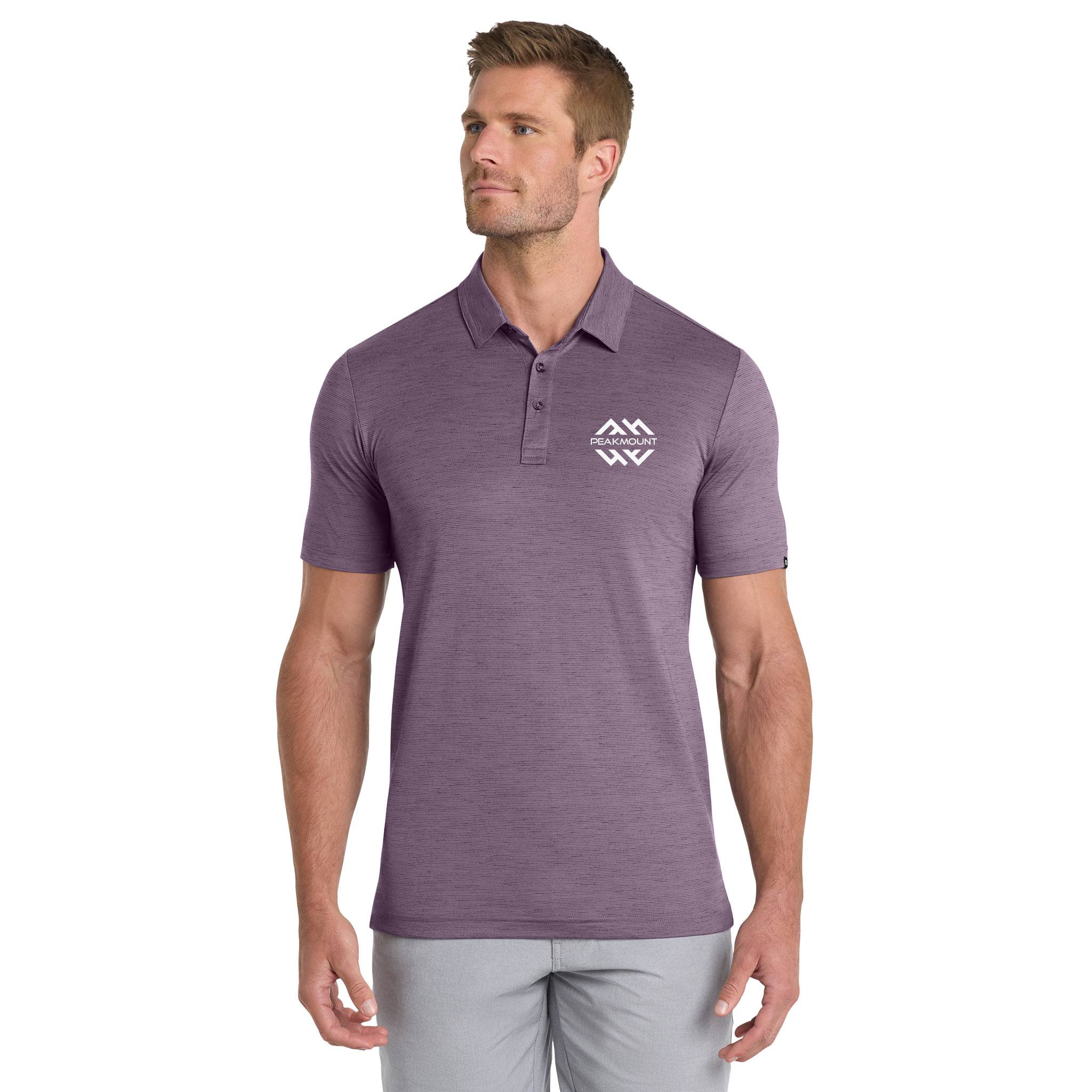 TravisMathew Auckland Slub Polo  Imprinted with Logo (Q629722)