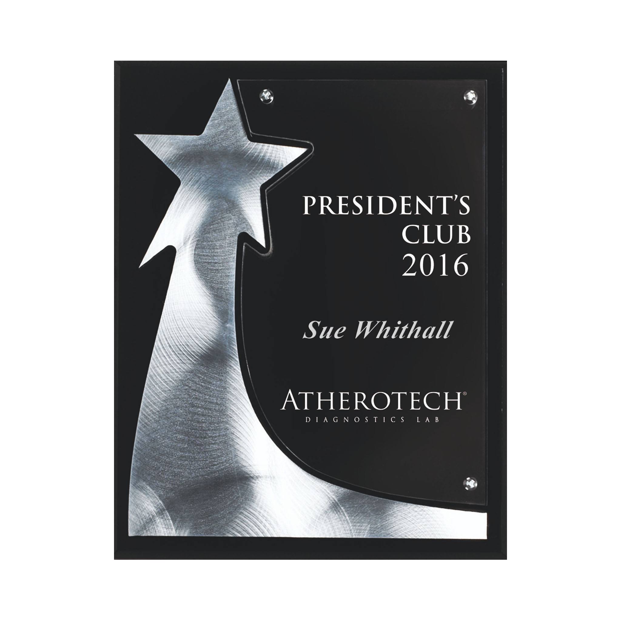 The Rising Star Plaques - Laser Engraved  Imprinted with Logo (Q629811)