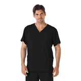 Unisex 4-Pocket V-Neck Top (Q630332)