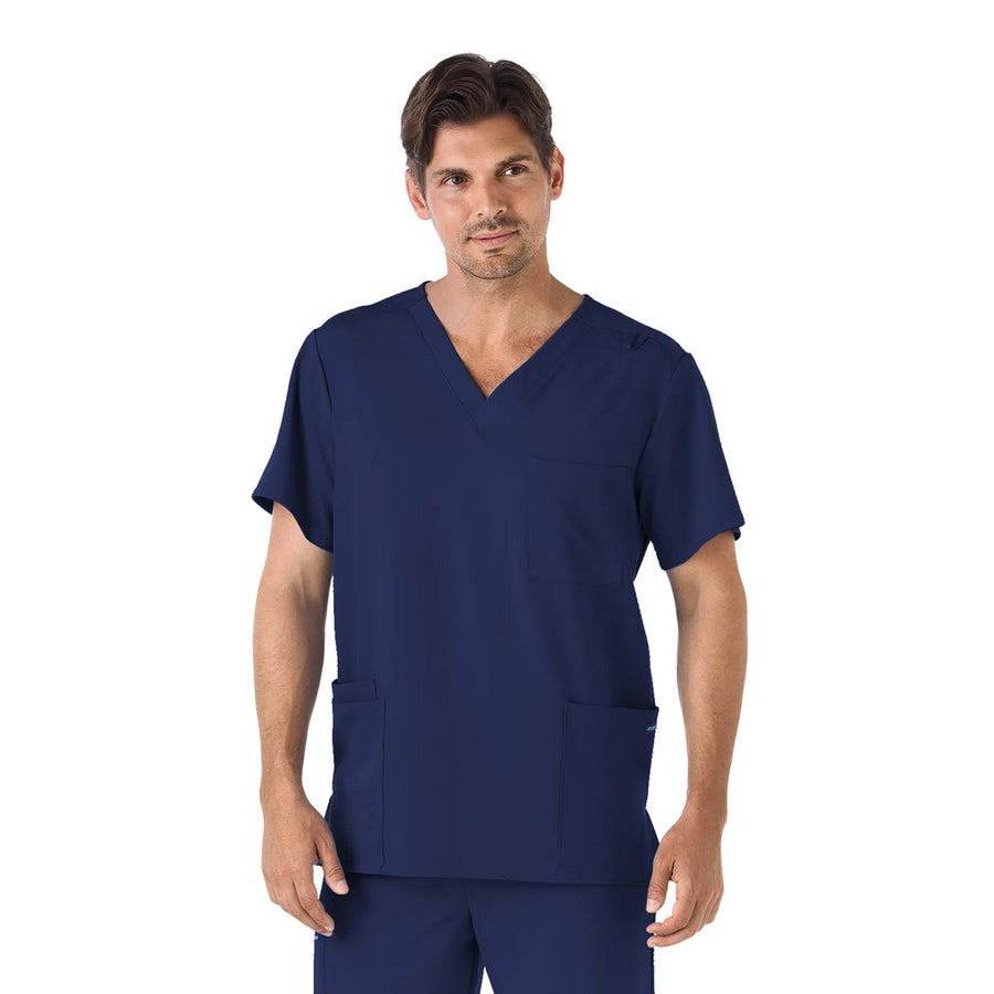 Unisex 4-Pocket V-Neck Top (Q630332)