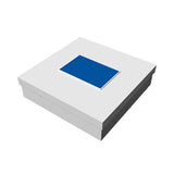 12" x 12" x 3" White Deluxe Gift Box (Q631422)