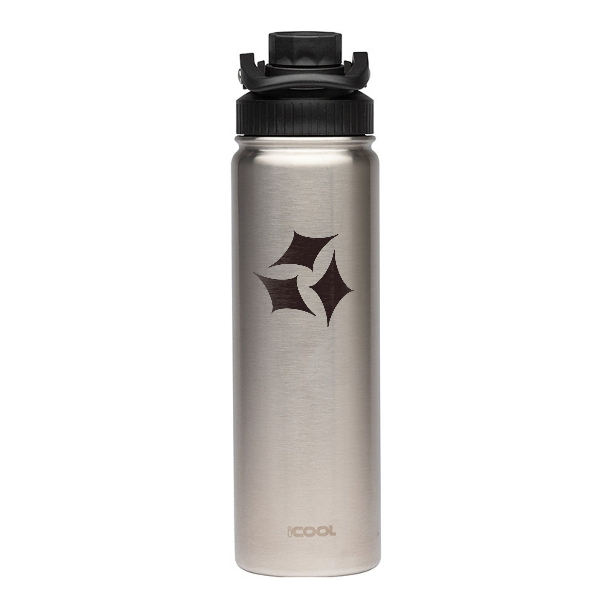 24 Oz. iCOOL® Durango Stainless Steel Water Bottle  Imprinted with Logo (Q631722)