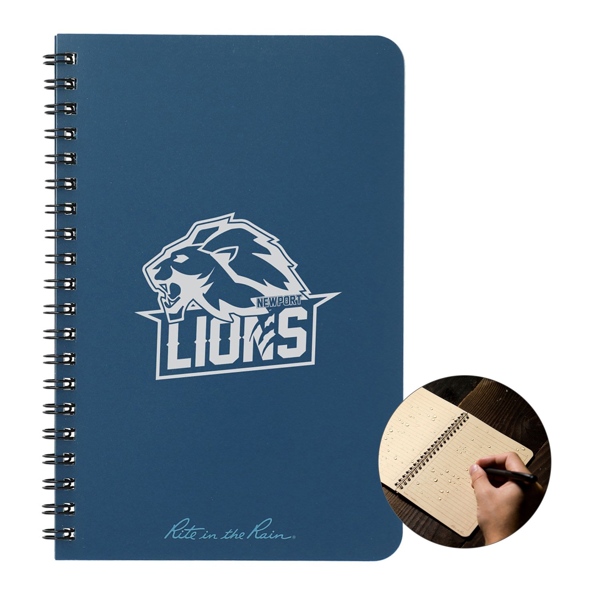 4.6 x 7 Inch Rite in the Rain Side Spiral Notebook  Imprinted with Logo (Q631822)