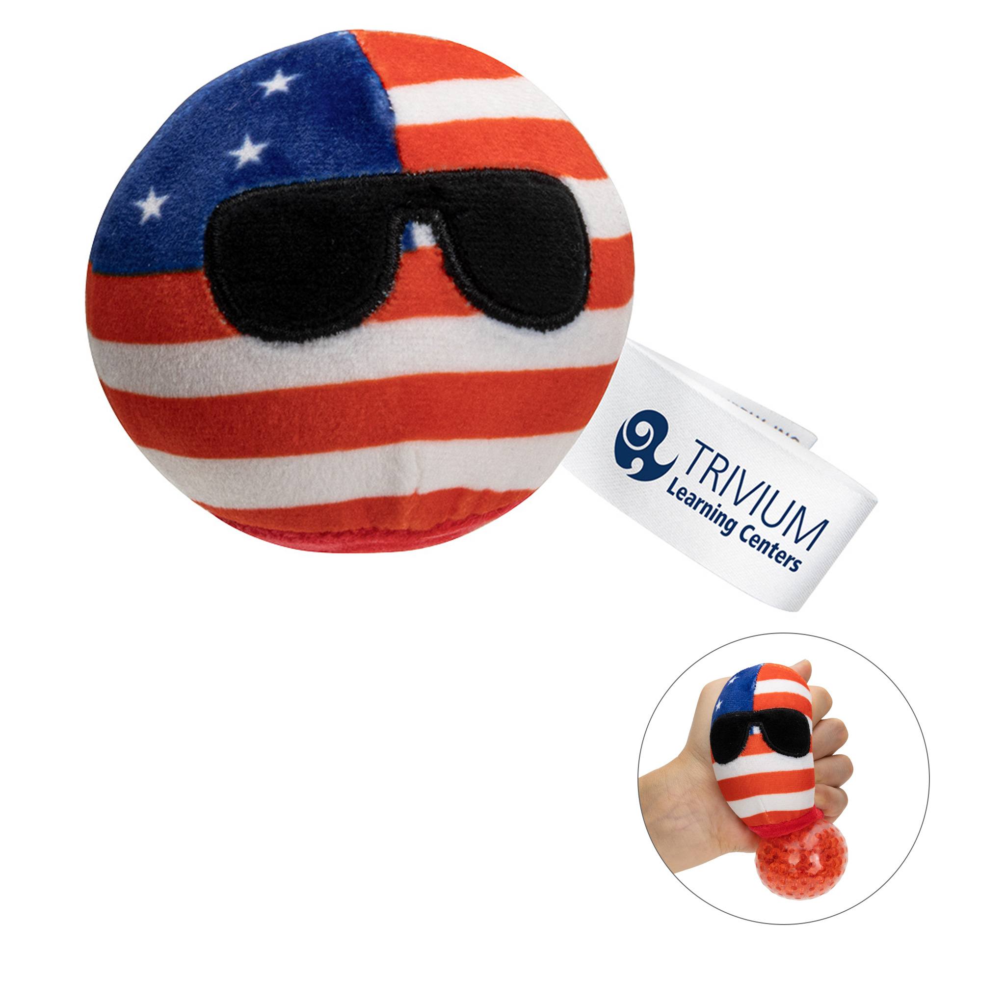 Stress Buster™ USA Flag Stress Reliever  Imprinted with Logo (Q632022)