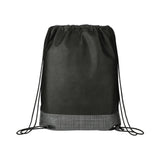 Crossweave Heat Sealed Drawstring Bag (Q632422)