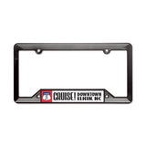 Molded License Plate Frame - Black - 6.25 x 12.25 Inch  Imprinted with Logo (Q632432)