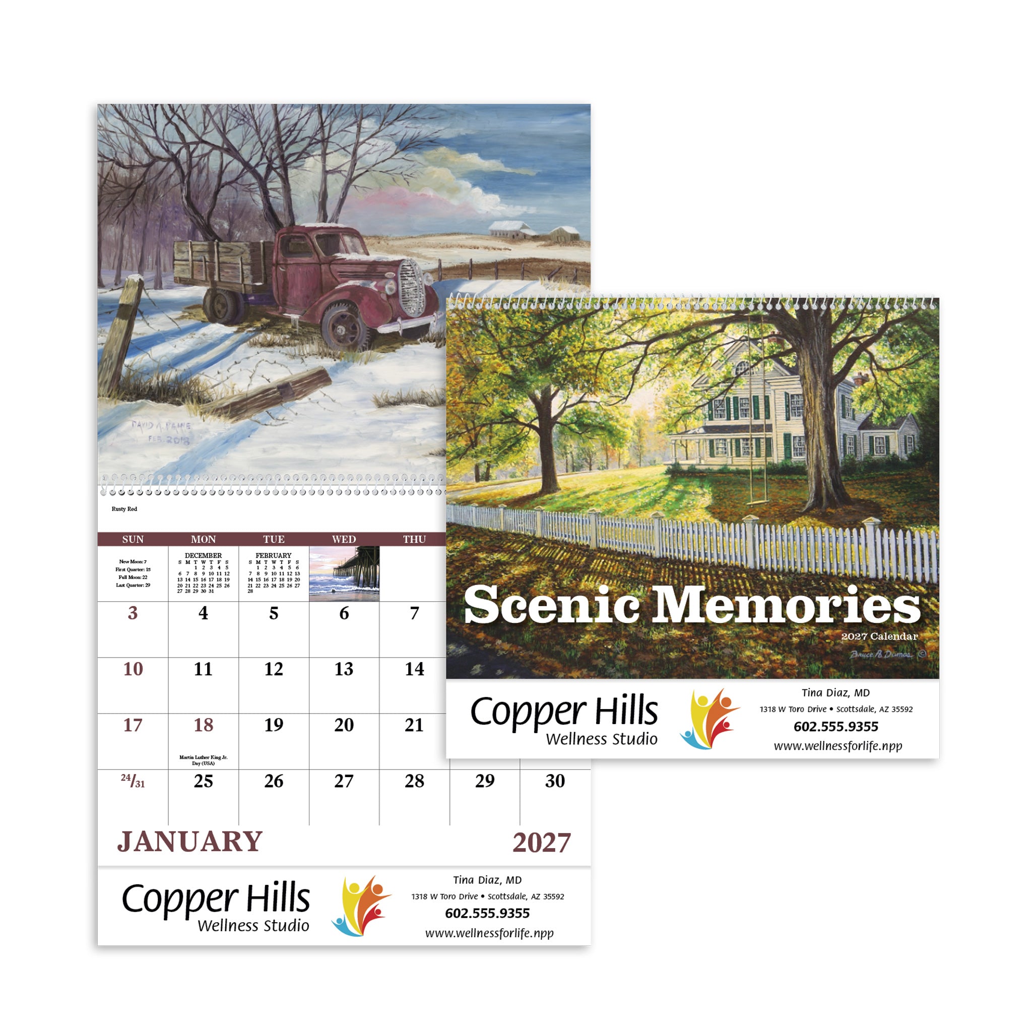 Scenic Memories - Spiral Calendar (Q635722)