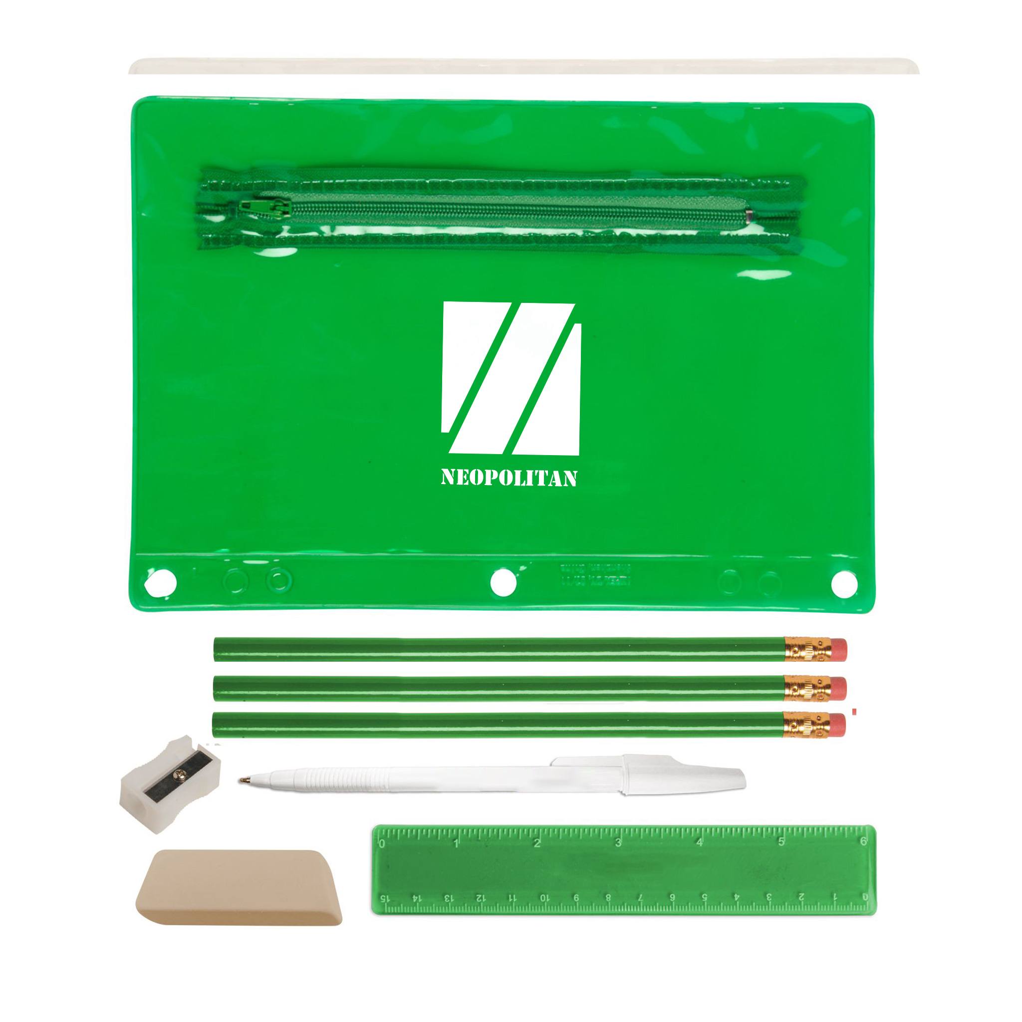 Academic Plastic School Kits  Imprinted with Logo (Q638411)