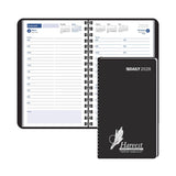 Wired to Cover Ruled Desk Planner  Imprinted with Logo (Q640211)