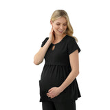 Women's 2-Pocket Empire Waist Maternity Top  Imprinted with Logo (Q640332)