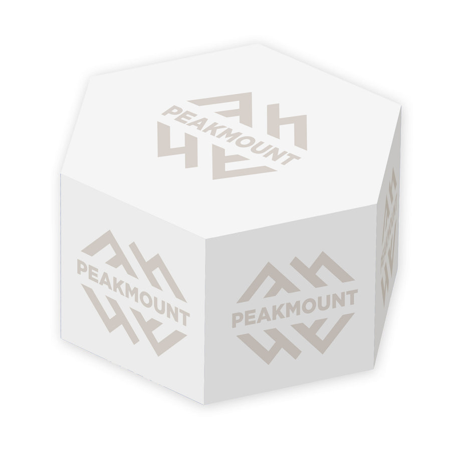 Post-it® Printed Notes Cubes - Hexagon Half Cube (Q641332)