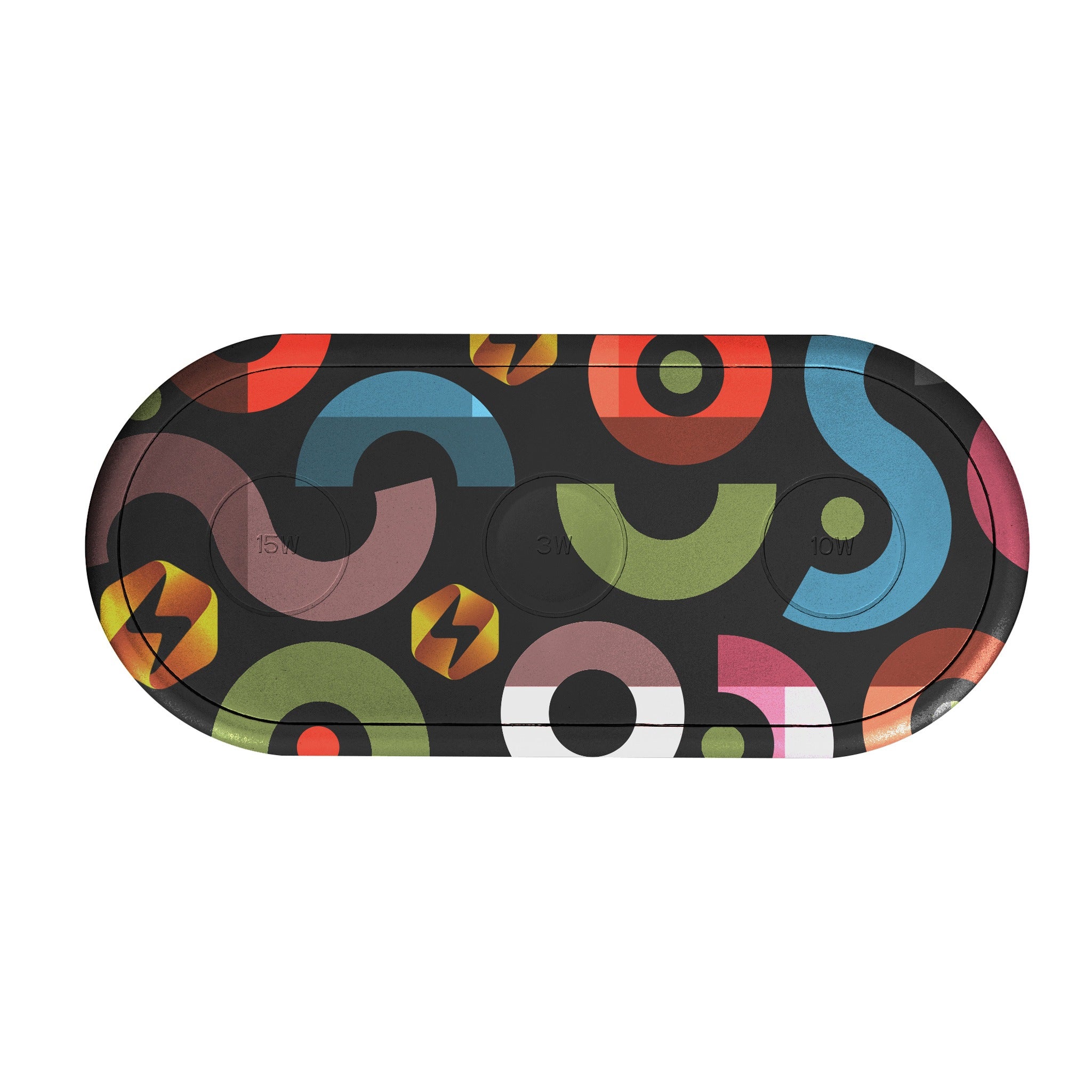 3-In-1 Recycled Wireless Charger  Imprinted with Logo (Q642822)