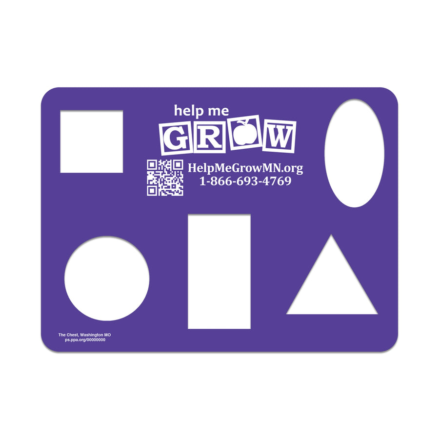 Mini Poly Stencil - Shapes (Q643432)