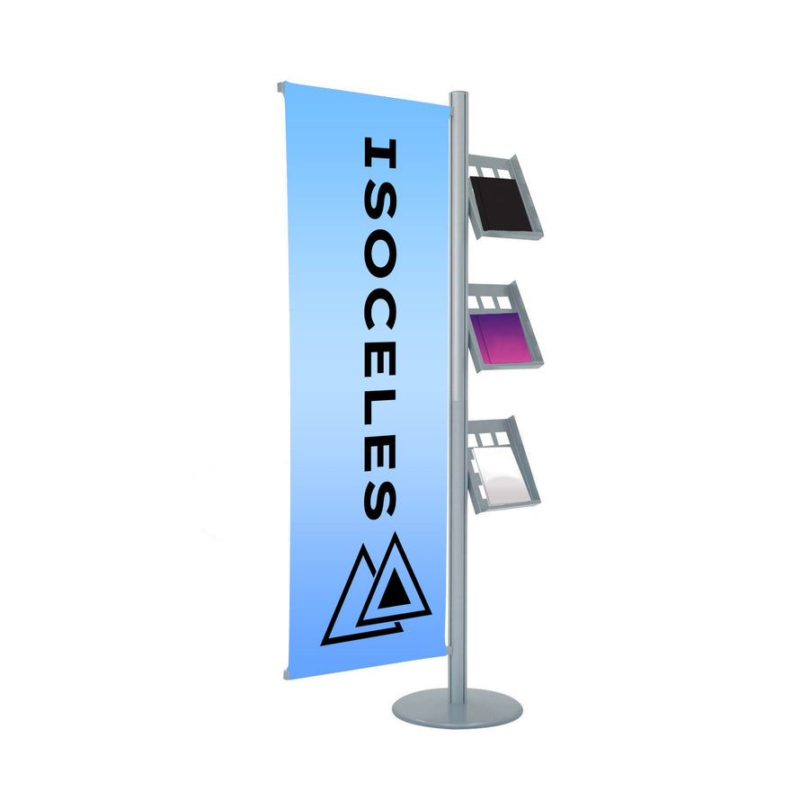 Flex Banner Display Single-Banner with Lit Rack Kit (Q644222)