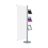 Flex Banner Display Single-Banner with Lit Rack Kit (Q644222)
