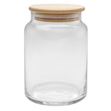 26 Oz. Apothecary Jar With Bamboo Lid (Q645532)