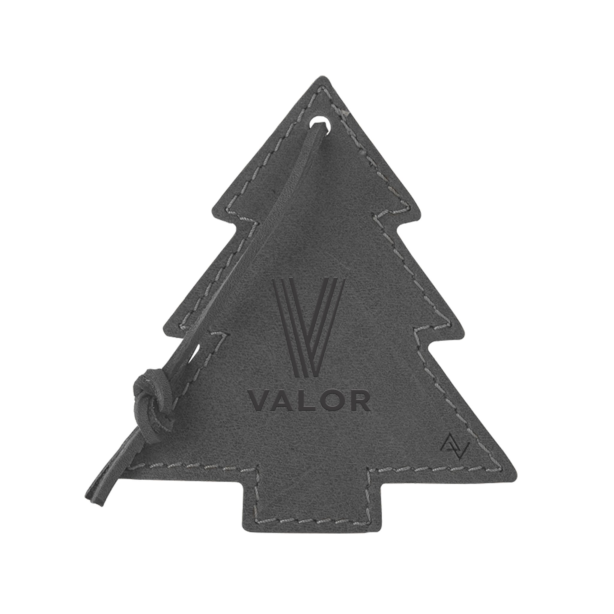 Leather Tannenbaum Tree Ornaments  Imprinted with Logo (Q645711)