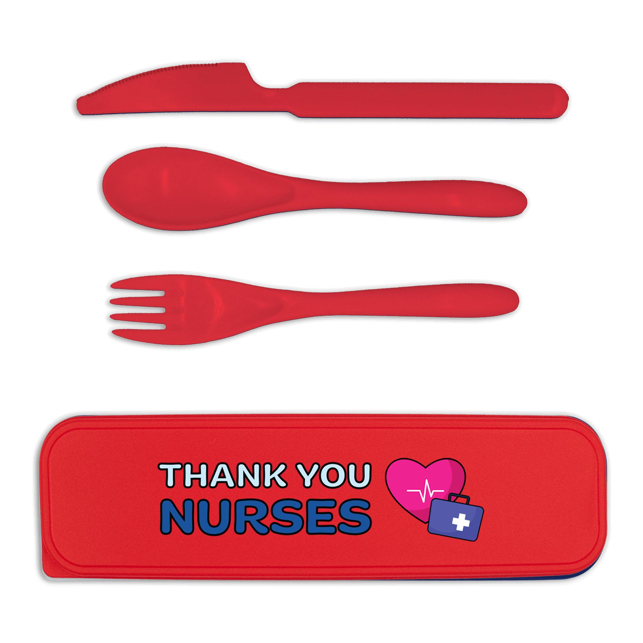 Essential 3-Piece Utensil Set  Imprinted with Logo (Q647432)