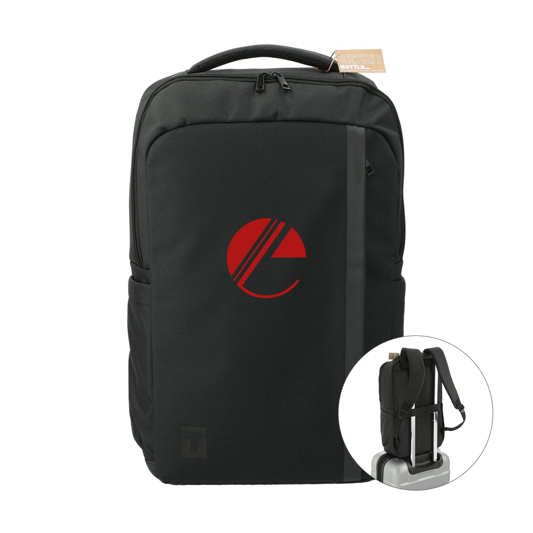 backpack with 17 laptop sleeve Custom Tranzip Recycled 17" Computer Backpack (Q647722) - Computer Bags with Logo