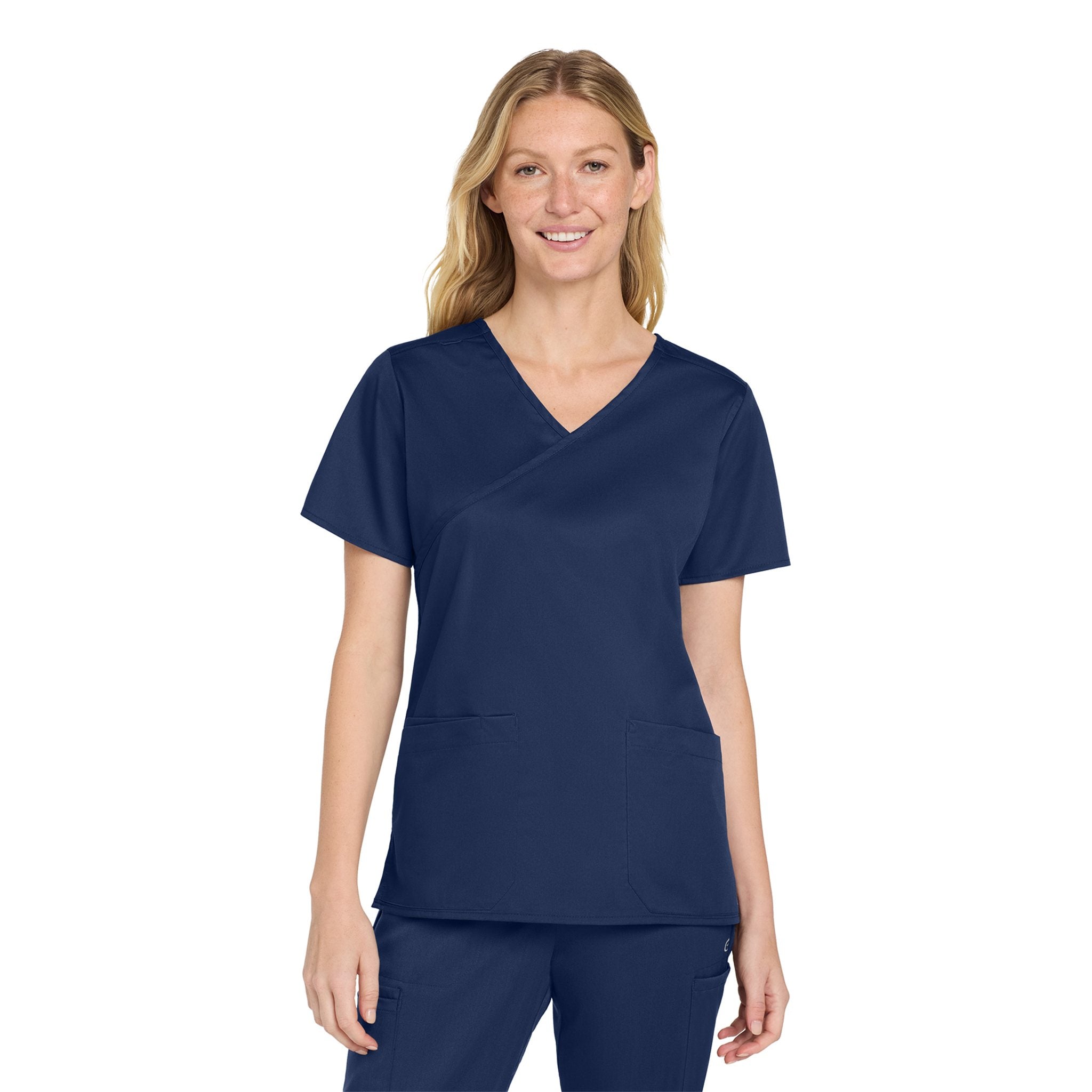 Wink® Women's WorkFlex™ Mock Wrap Top  Imprinted with Logo (Q648222)