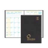 Morocco Cover Academic Monthly Desk Planner  Imprinted with Logo (Q650211)