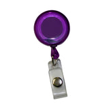 Economy Round Retractable Badge Holder (Q650332)