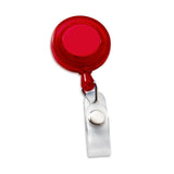 Economy Round Retractable Badge Holder (Q650332)