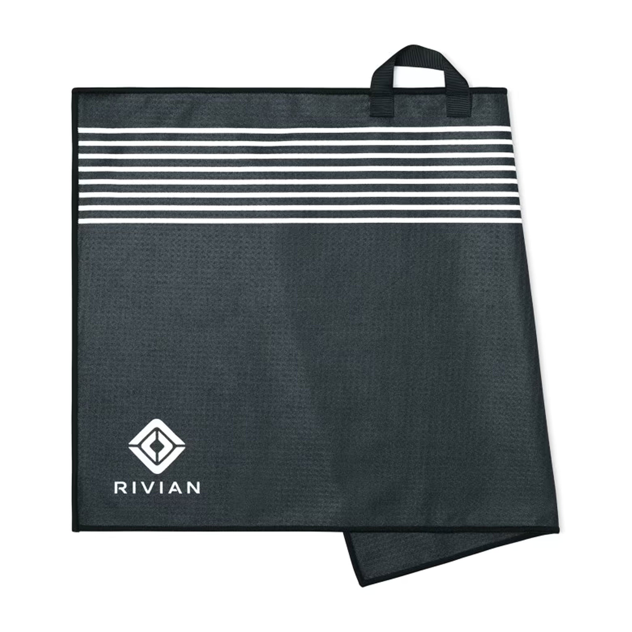 Slowtide® Fairway Quick Dry Golf Towel - Black (Q652022)