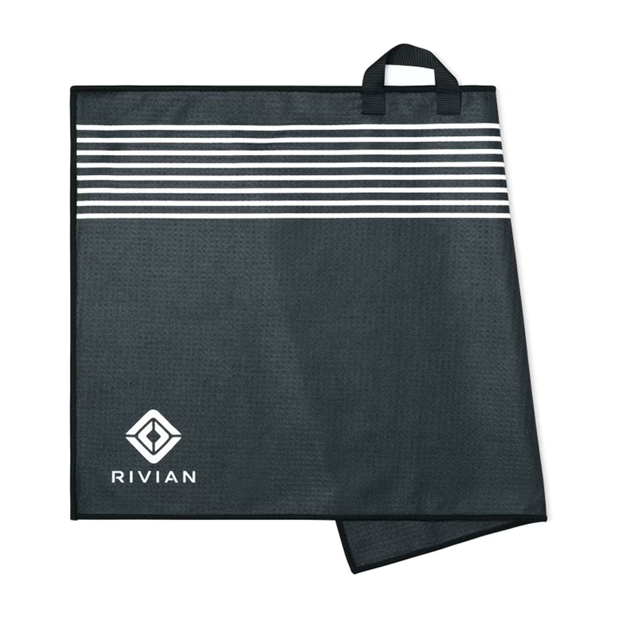 Slowtide® Fairway Quick Dry Golf Towel - Black (Q652022)