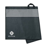 Slowtide® Fairway Quick Dry Golf Towel - Black  Imprinted with Logo (Q652022)