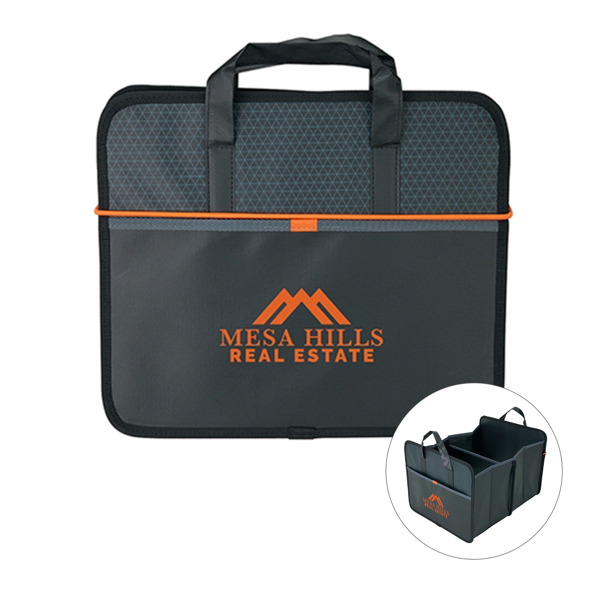 Two Compartment Trunk Organizer  Imprinted with Logo (Q652311)