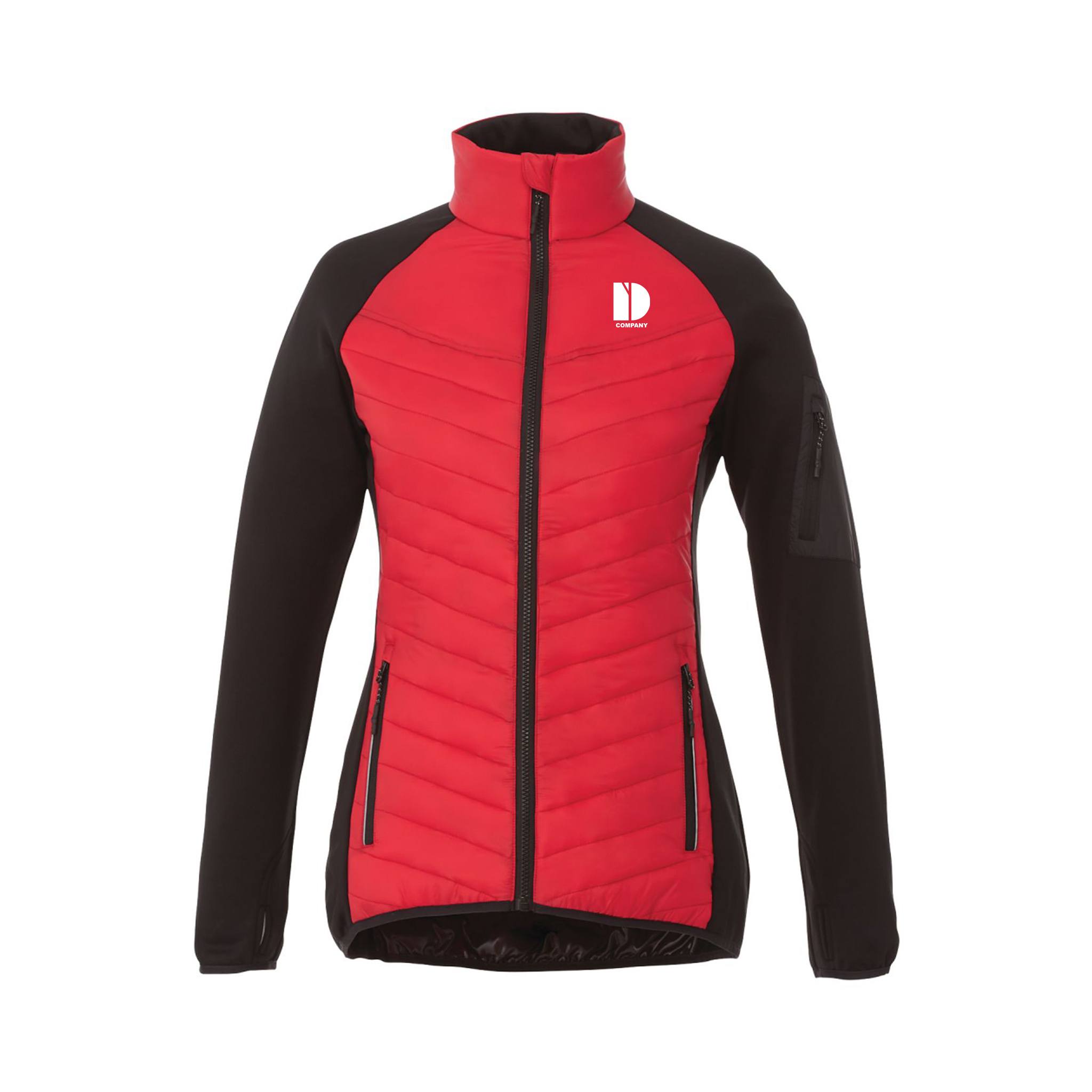 Elevate Women's BANFF Hybrid Insulated Jacket  Imprinted with Logo (Q652322)