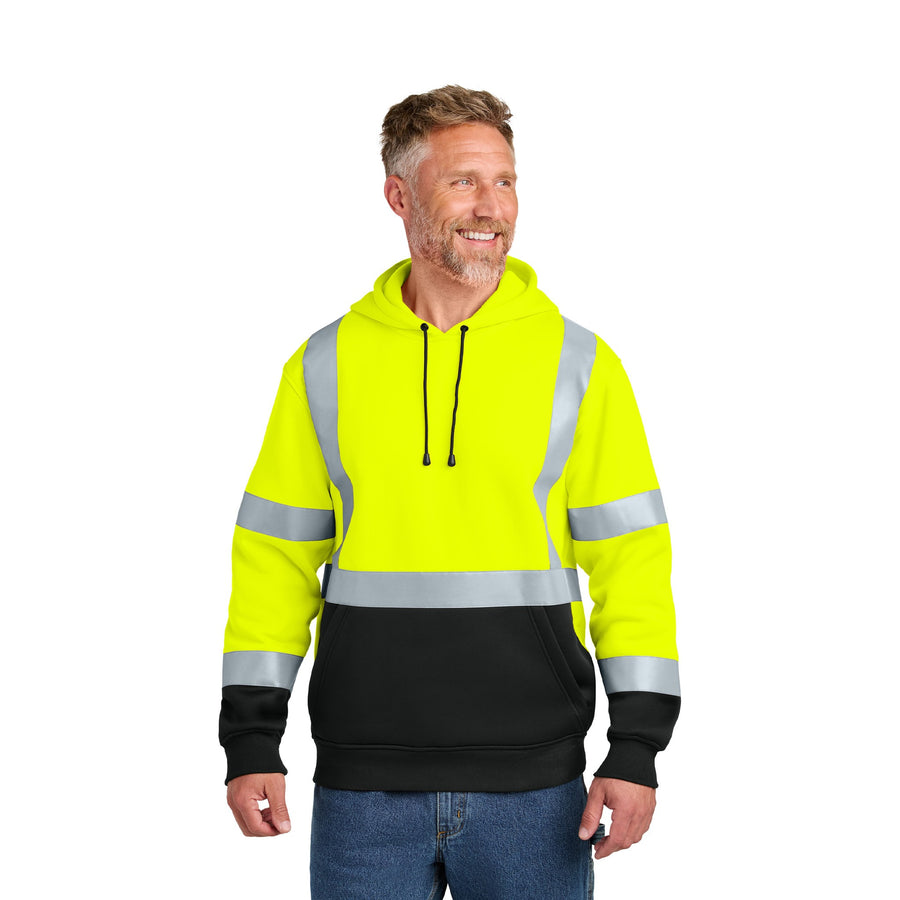 CornerStone® ANSI 107 Class 3 Heavy-Duty Fleece Pullover Hoodie (Q653332)