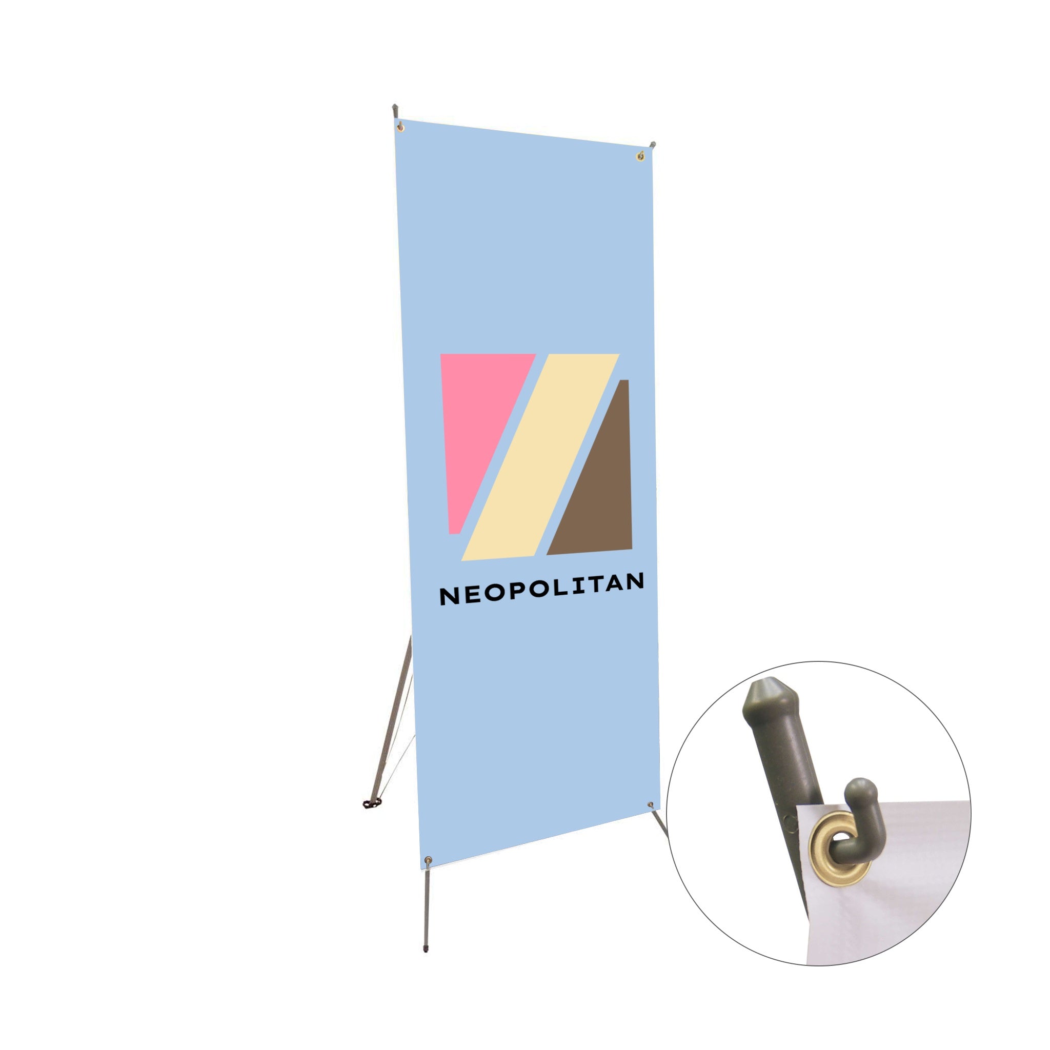24" x 70" Tripod Banner Display Kit (Q654222)