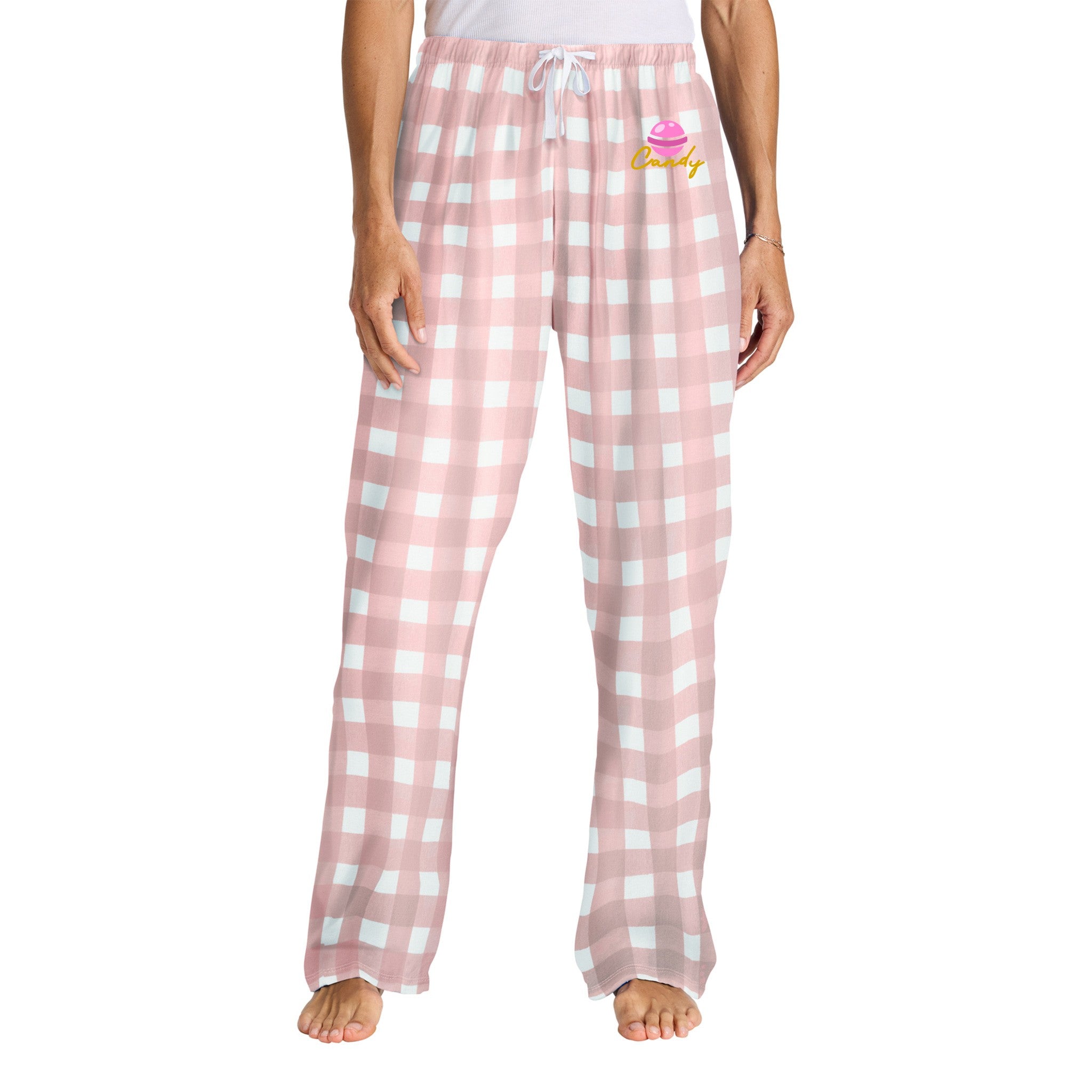 District ® Women’s Flannel Plaid Pants  Imprinted with Logo (Q655011)