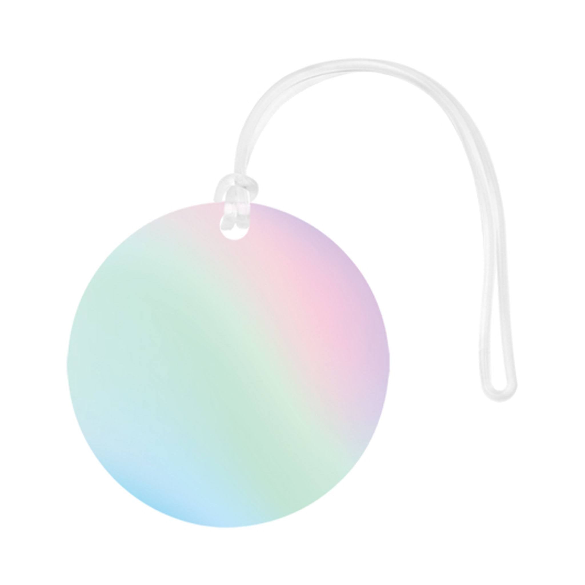Acrylic Bag Tag - Circle (Q655122)