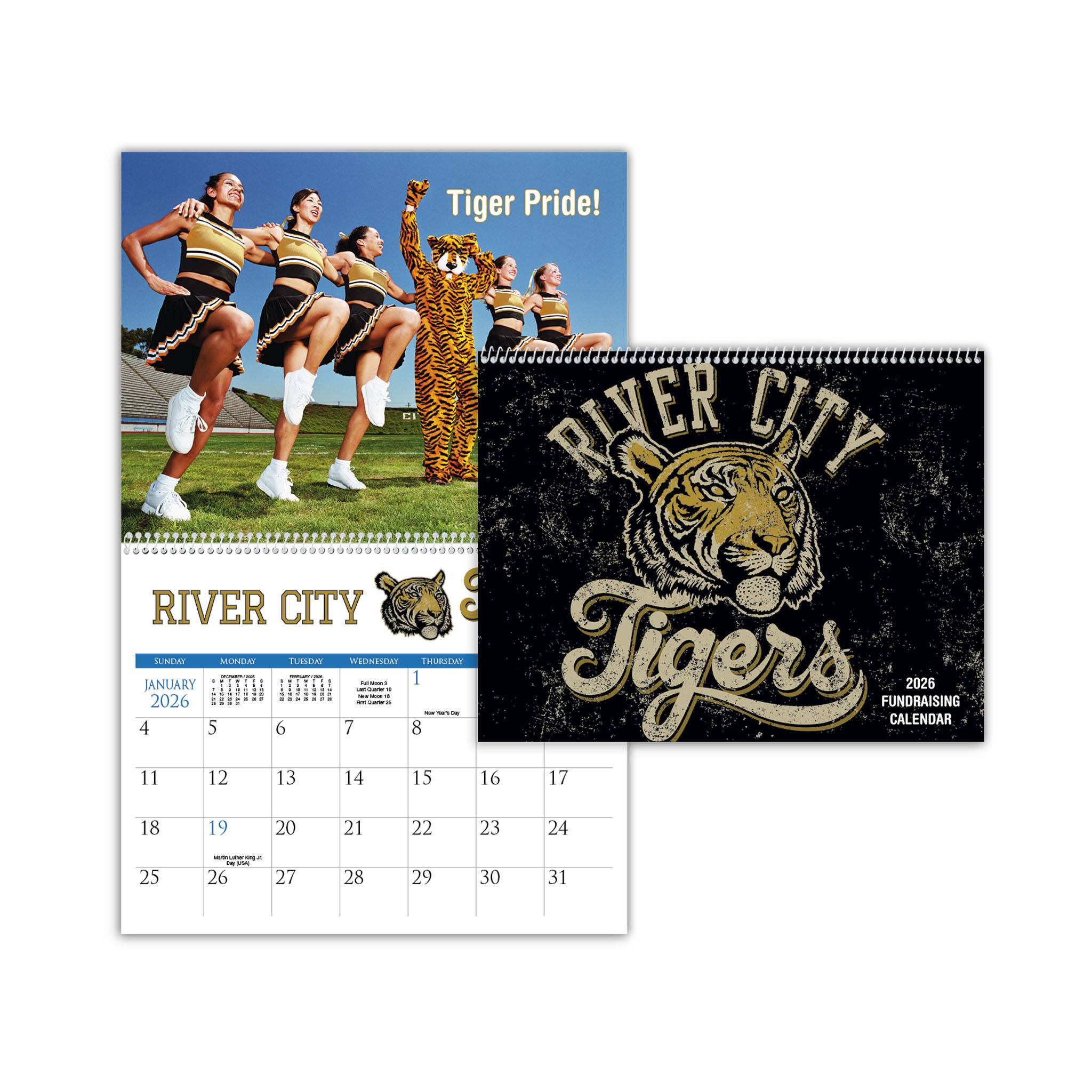 Small Quantity - Spiral Calendar  Imprinted with Logo (Q655722)