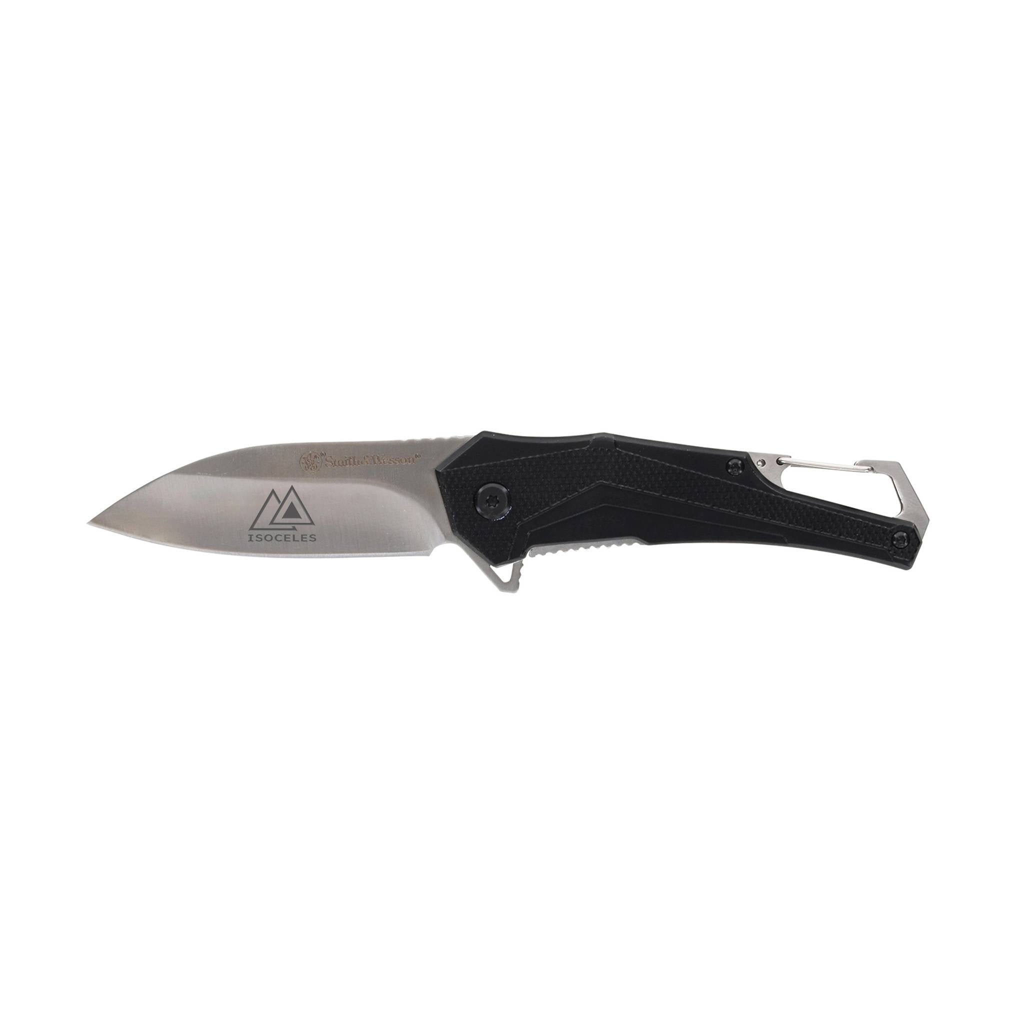 Smith & Wesson® Oasis Carabiner Folding Knife  Imprinted with Logo (Q657332)