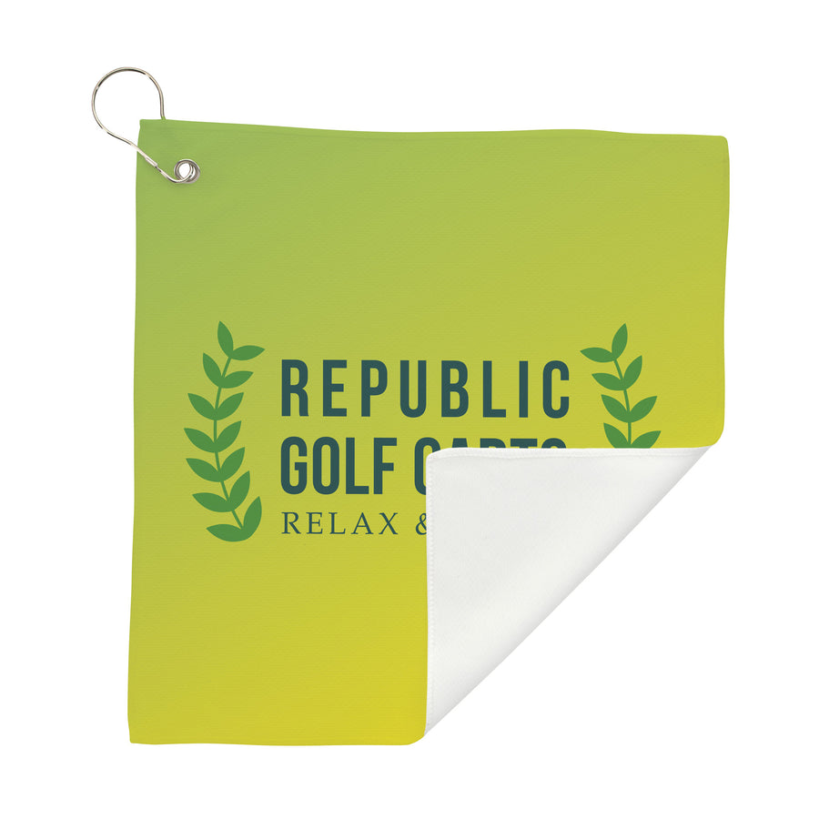 Full-Color Cooling Golf Towel - Small (Q659122)