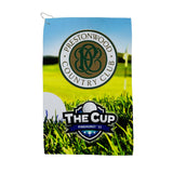 Eagle Full-Color Waffle Weave Golf and Sports Towel (Q659722)