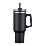 40 Oz. Double Wall Tumbler With Handle And Straw (Q661822)