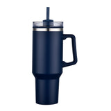 40 Oz. Double Wall Tumbler With Handle And Straw (Q661822)